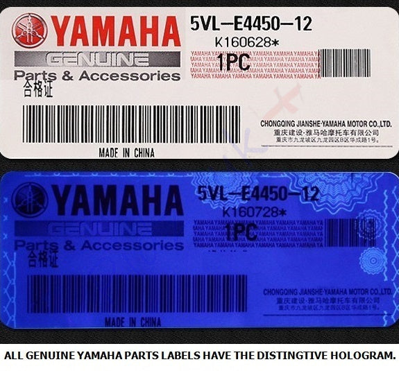 Genuine Yamaha AG125-XT125-XTZ125E-YB125-YBR125 Cover-Cylinder Head Side 2: 5VL-E1186-10