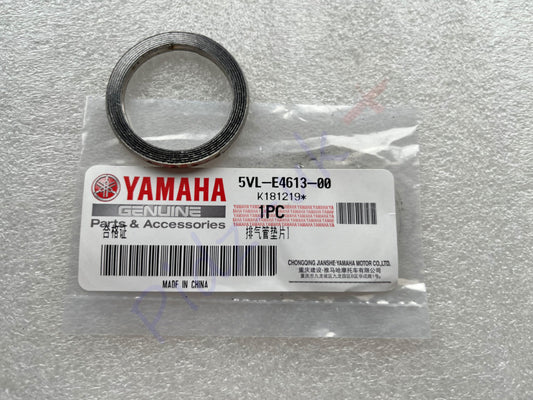 Genuine Yamaha AG125-XT125-XTZ125-YB125-YBR125 Gasket-Exhaust Pipe: 5VL-E4613-00